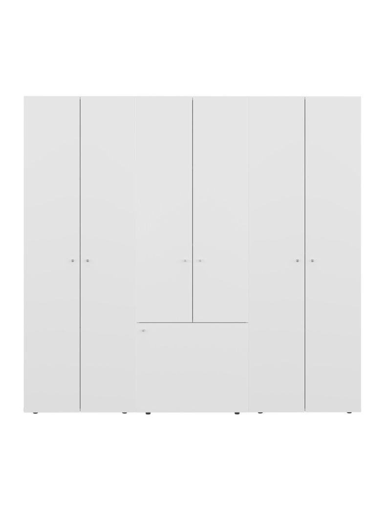 Combo Clóset 7 Puertas 170x180x40.2 cm Blanco