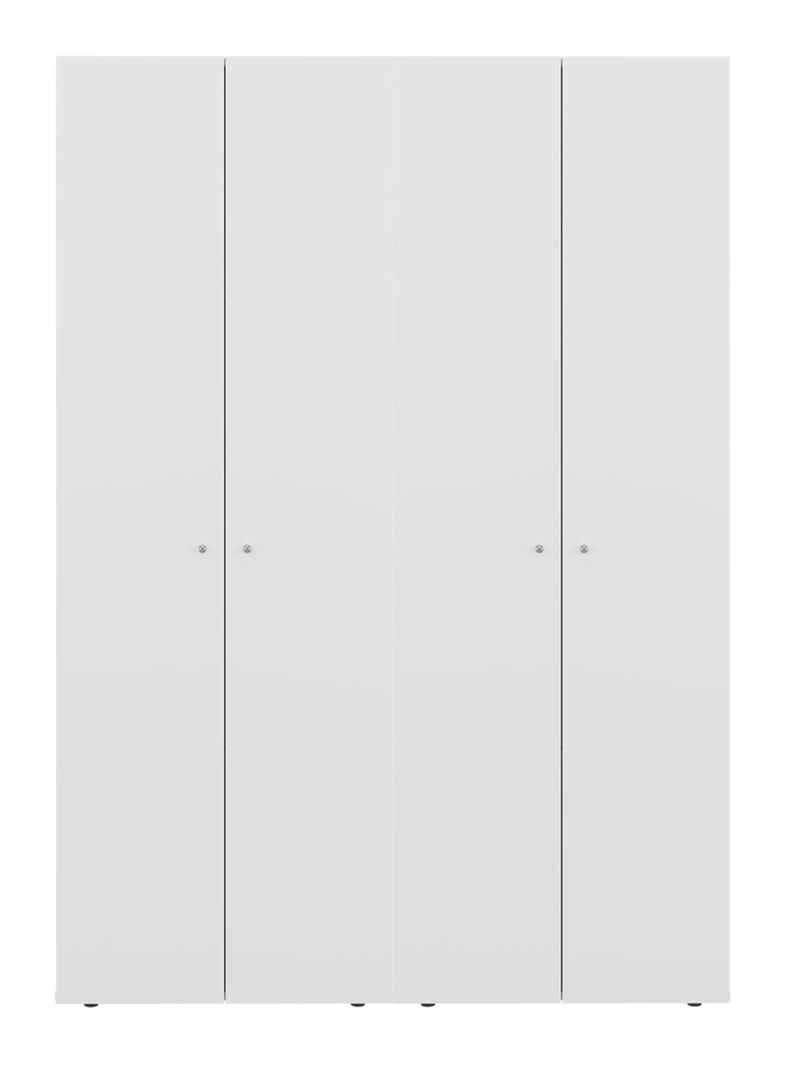 Combo Clóset 4 Puertas 170x120x40.2 cm Blanco