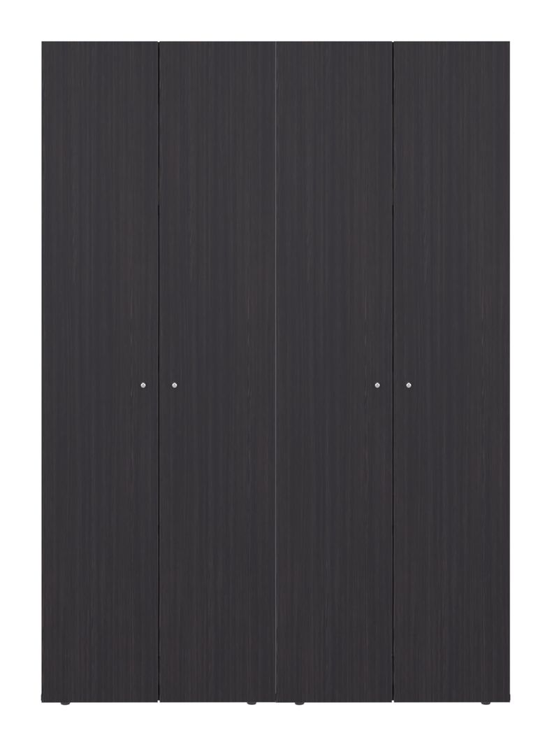 Combo Clóset 4 Puertas 170x120x40.2 cm Wengue