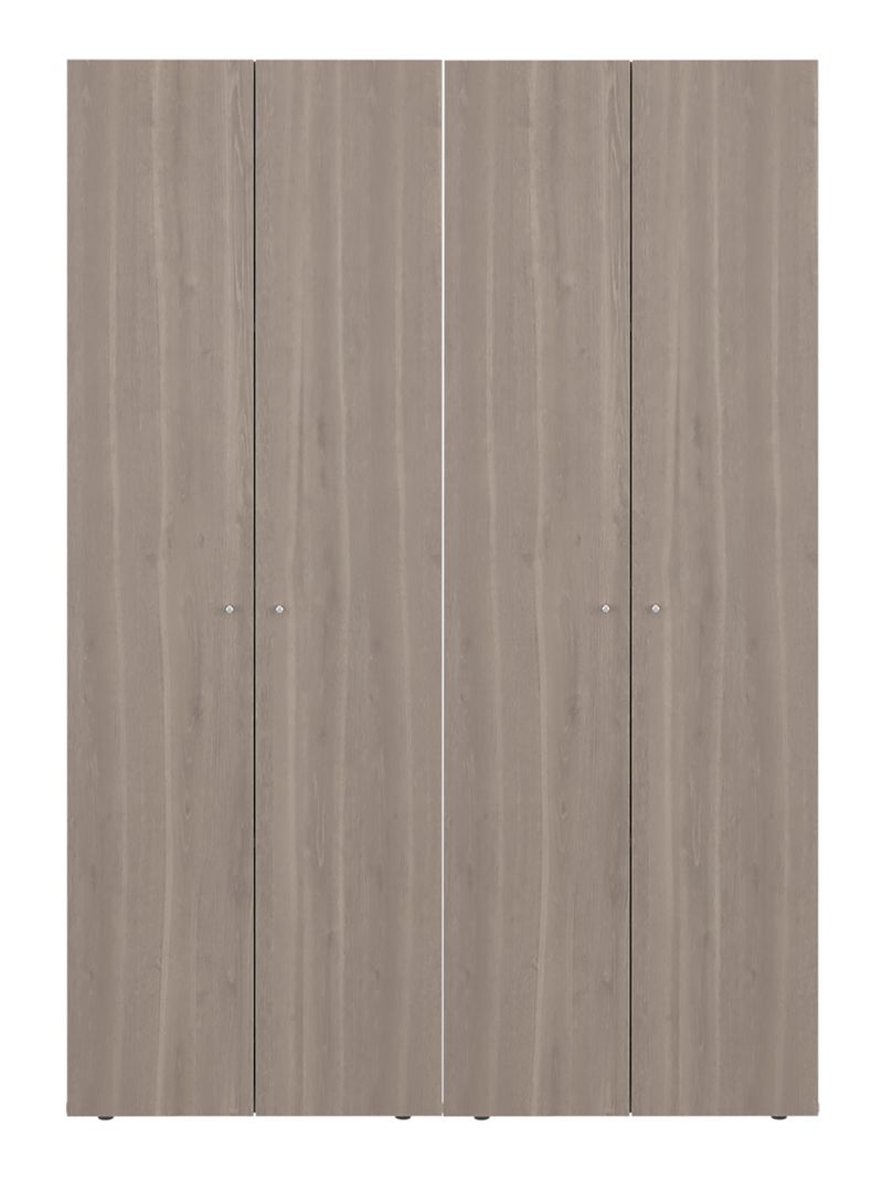 Combo Clóset 4 Puertas 170x120x40.2 cm Bardolino