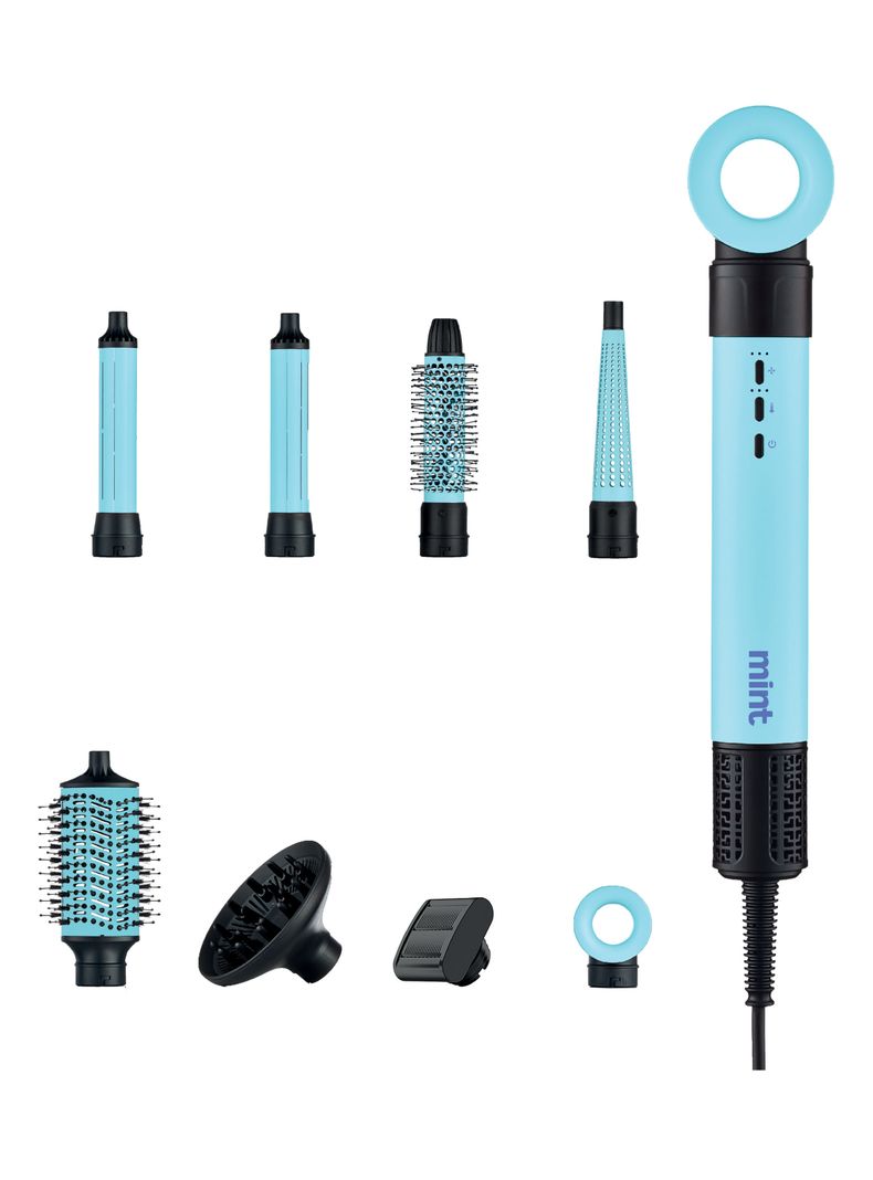 Secador de Pelo Multistyler 8 en 1 MHR-037 Turquesa