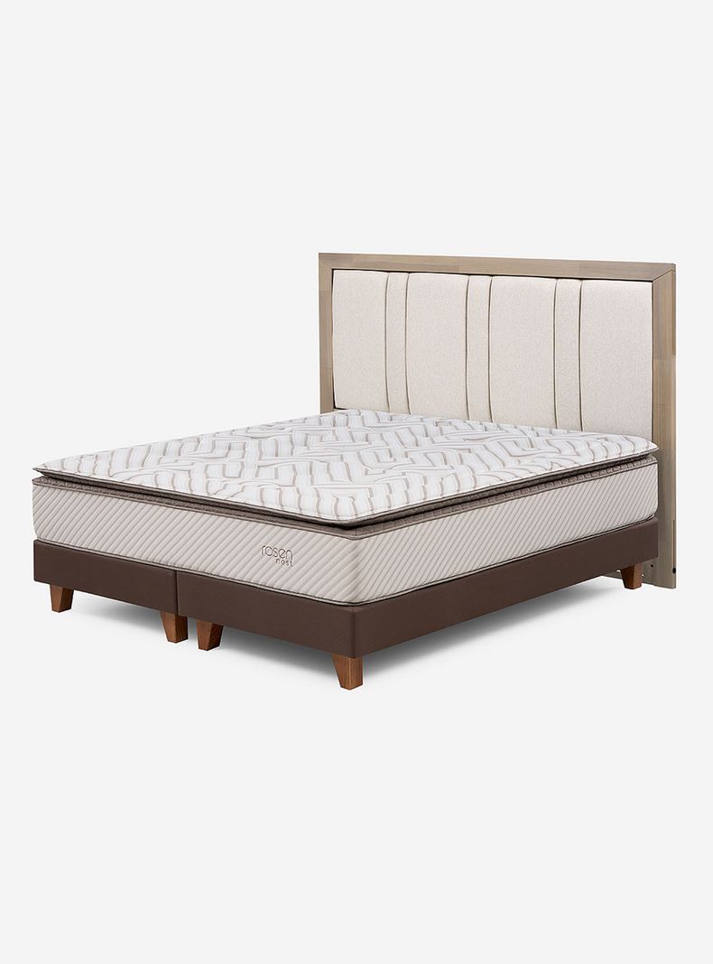 Cama Europea King Nest 1.80x2.00 cm Respaldo Melrose