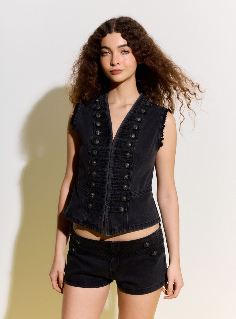 Chaqueta Napoleón Deshilachada