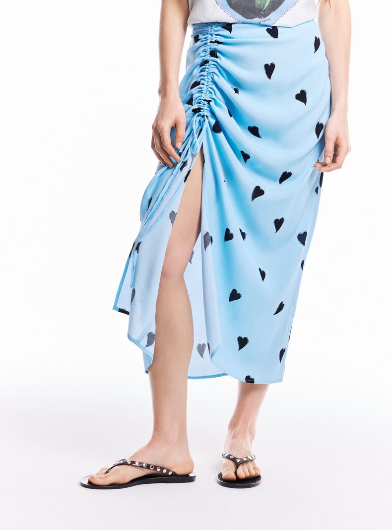 Falda Larga Estampada