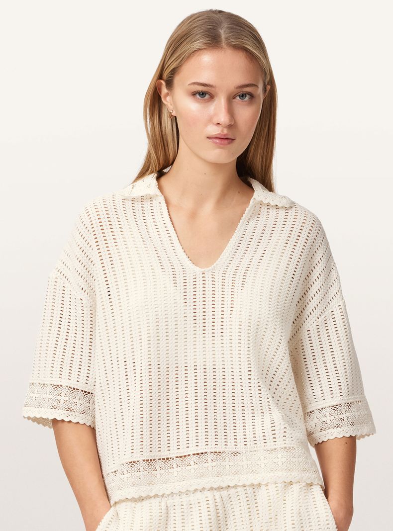 Blusa Elma Crochet
