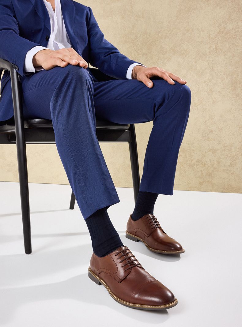 Zapato de Vestir Estilo Derby Cuero Hombre-4