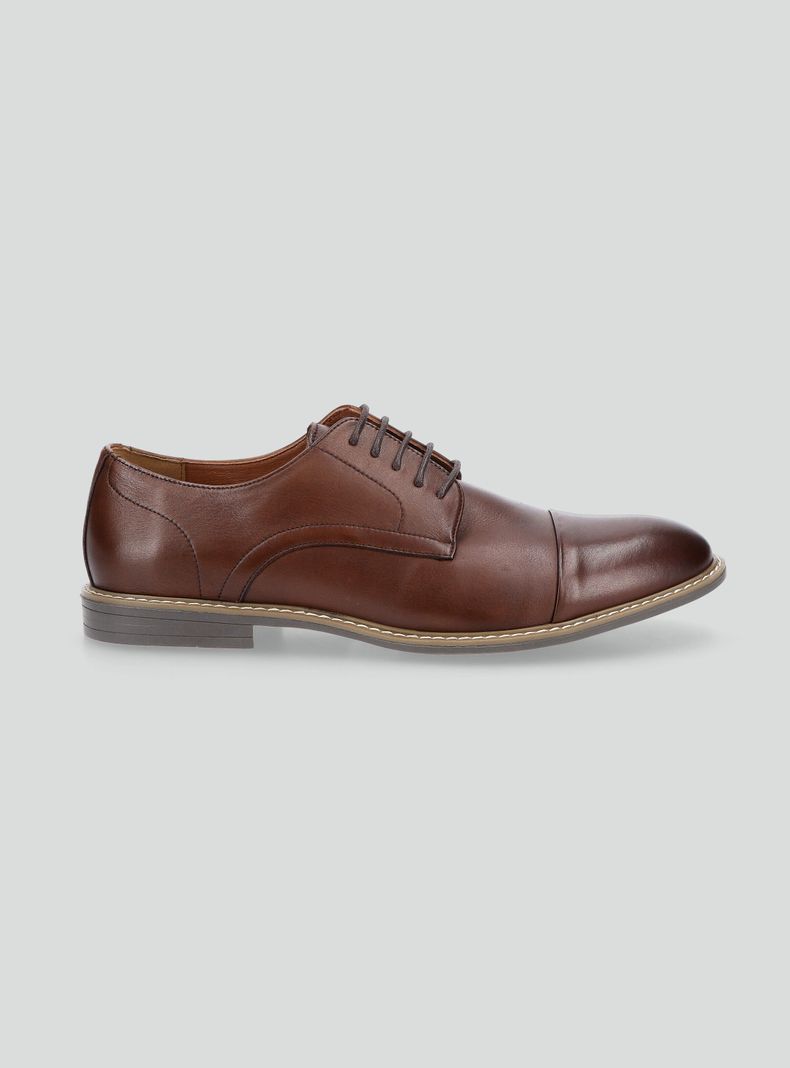 Zapato de Vestir Estilo Derby Cuero Hombre-0