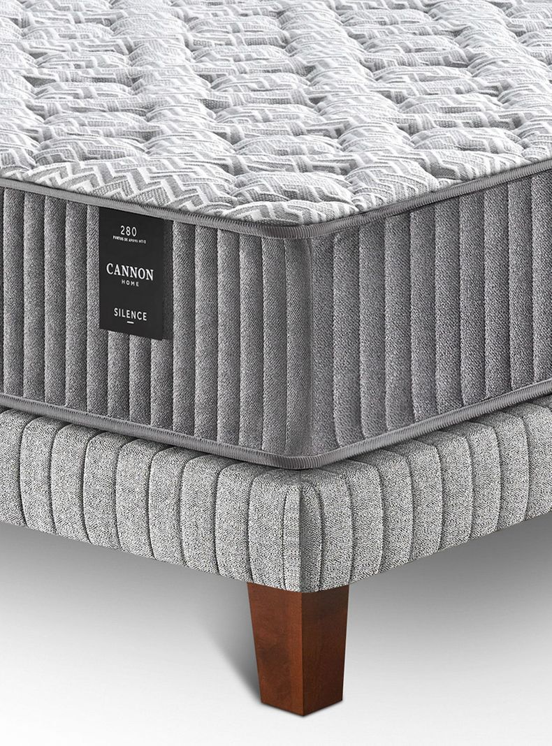 Cama Europea Silence 2 Plazas Base Dividida-4