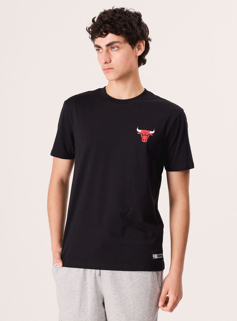 Polera Manga Corta Bull Print