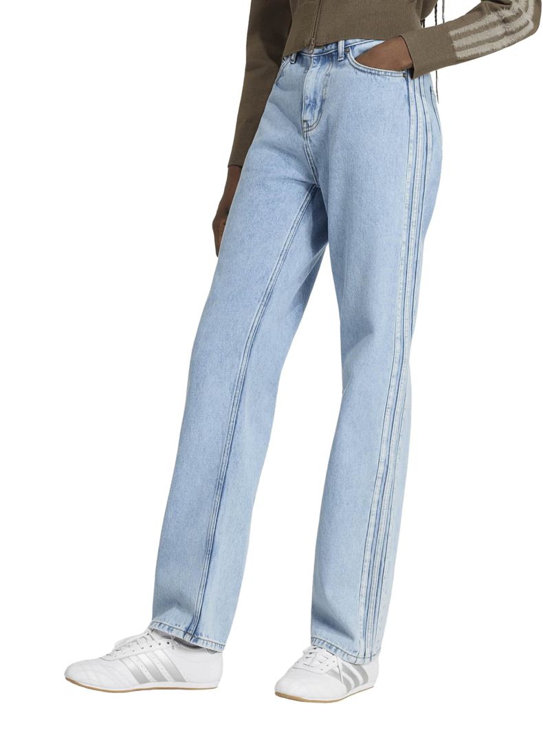 Pantalón Firebird Recto Tiro Medio Tejido Denim