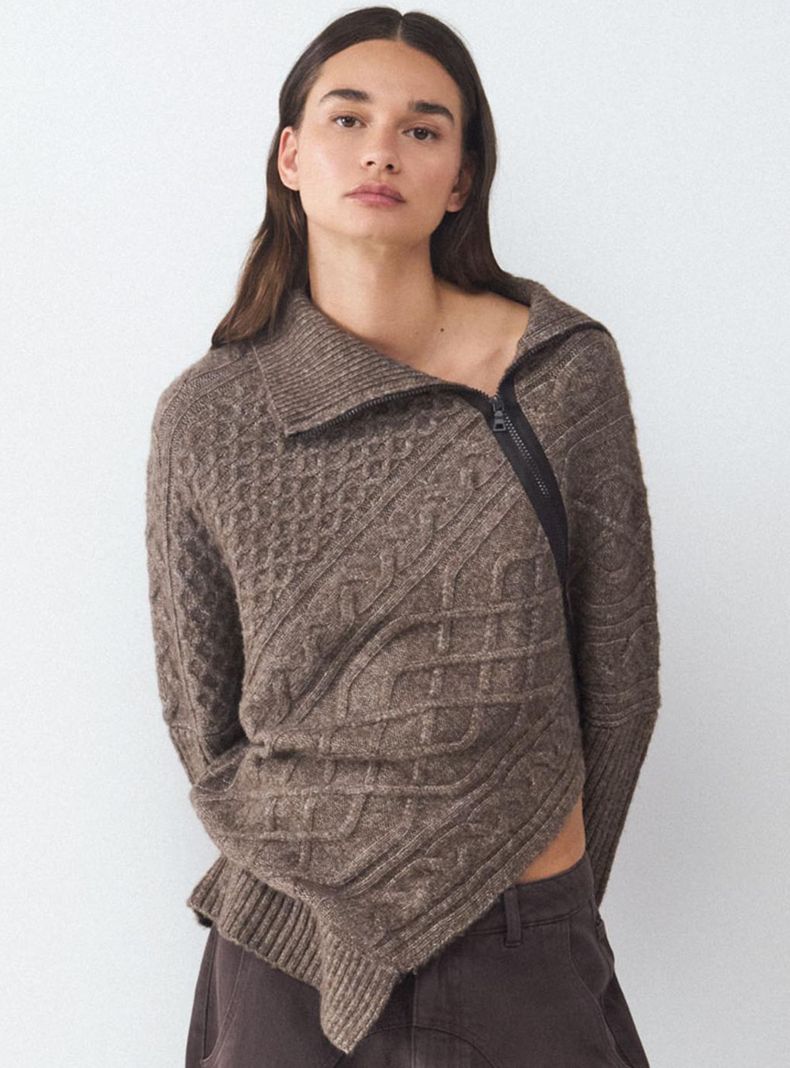 Sweater Cable Knit Jumper