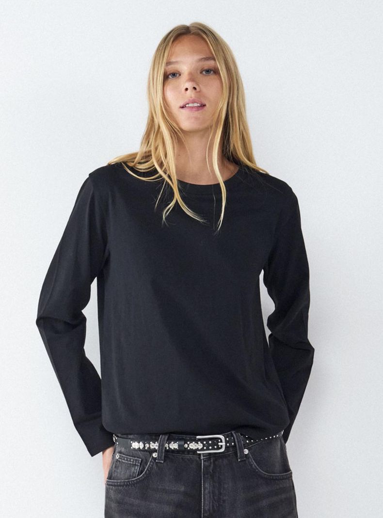 Polera Regular de Algodón