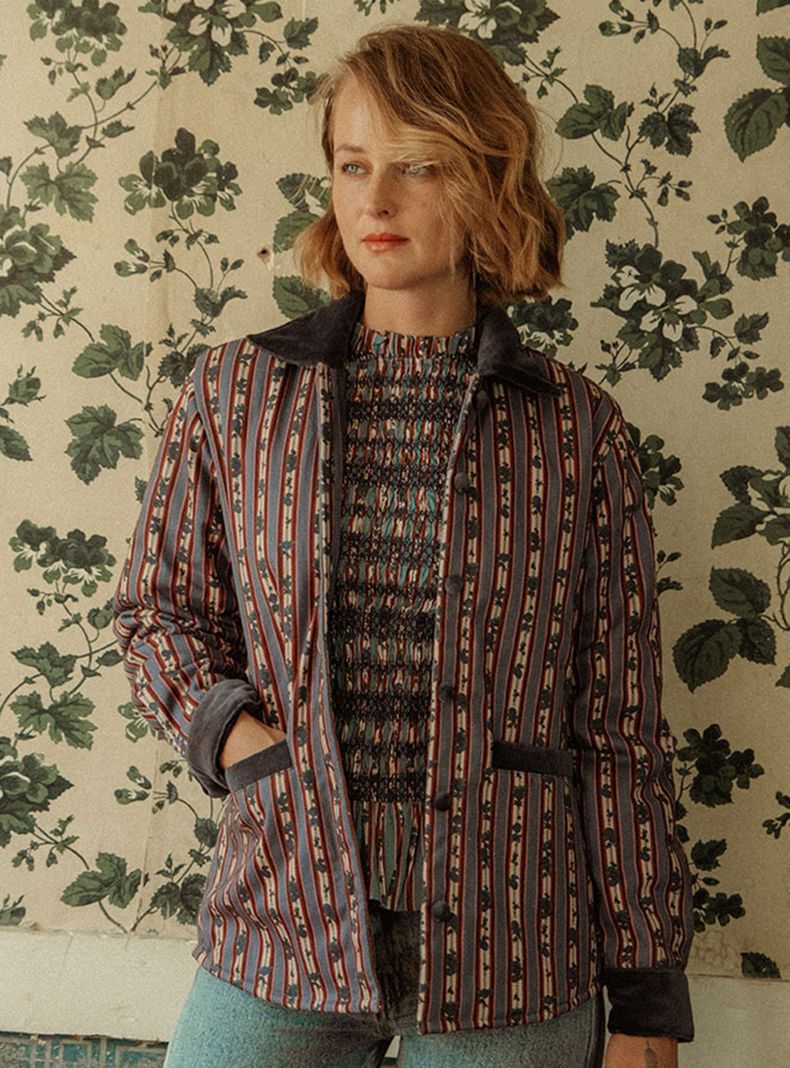 Chaqueta Juana Detalle Puño Color