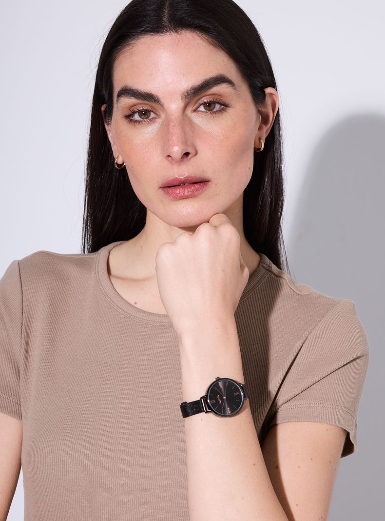 Reloj Análogo Black Mujer