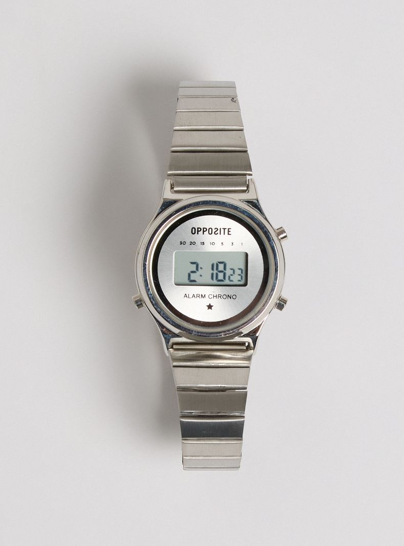 Reloj Digital Silver Mujer