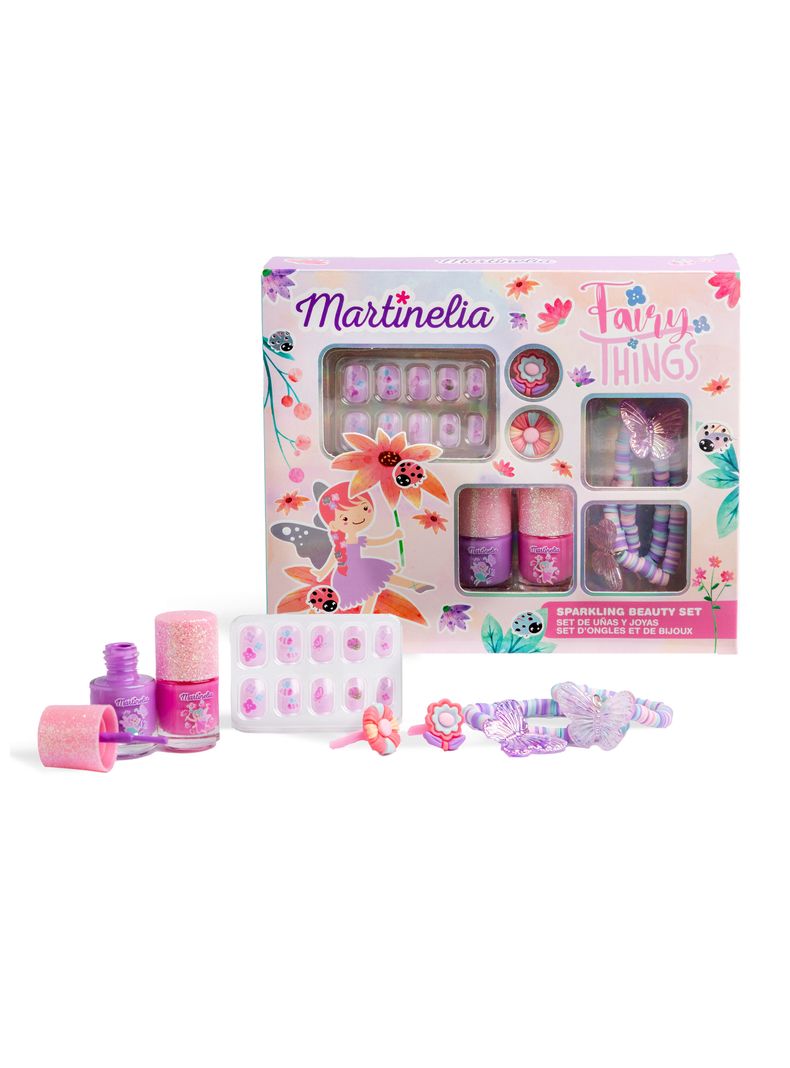 Set de Belleza Niñas Uñas y Joyas Lila