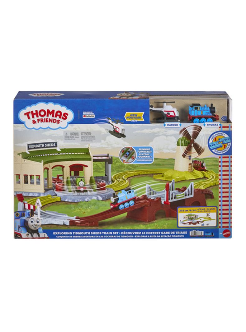 Tren Explorando los Cobertizos de Tidmouth