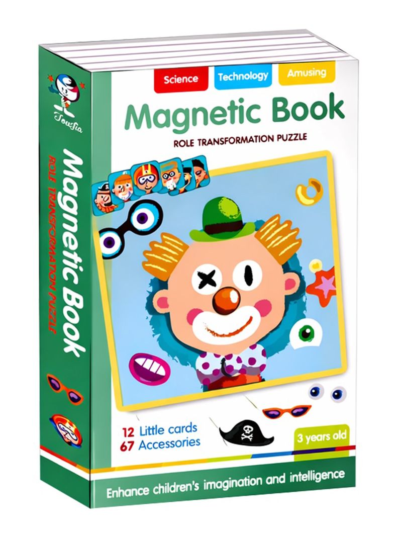Juguete de Aprendizaje Puzzle Transformación Roles Magnético
