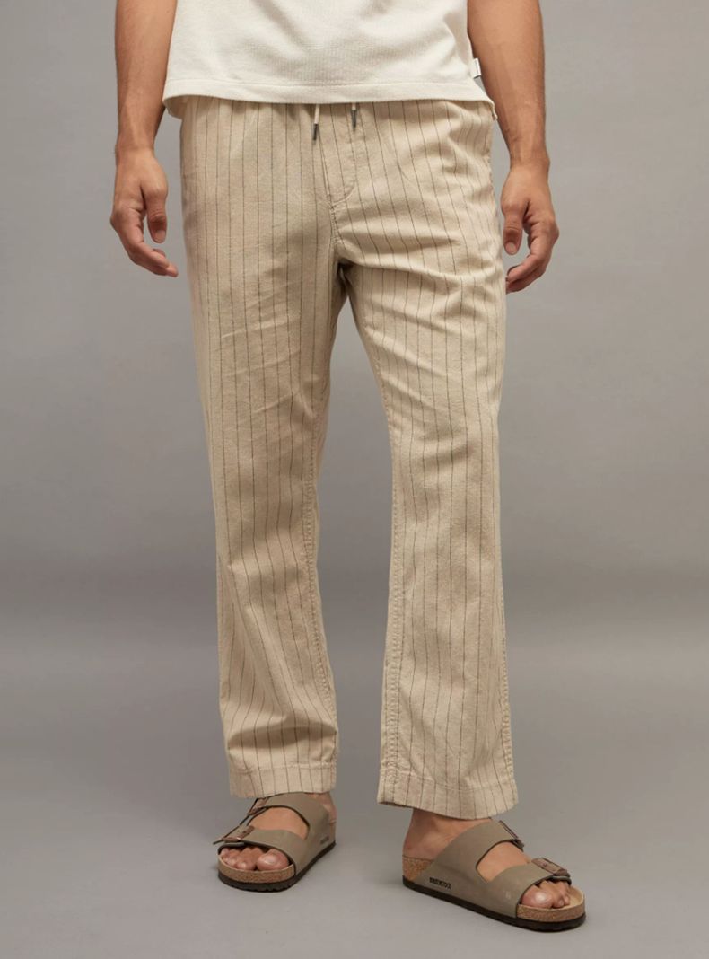 Pantalón AE Elasticado Rayado