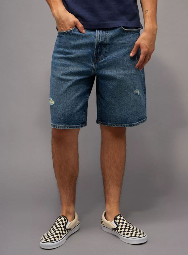 Shorts Largos Regular Denim AE