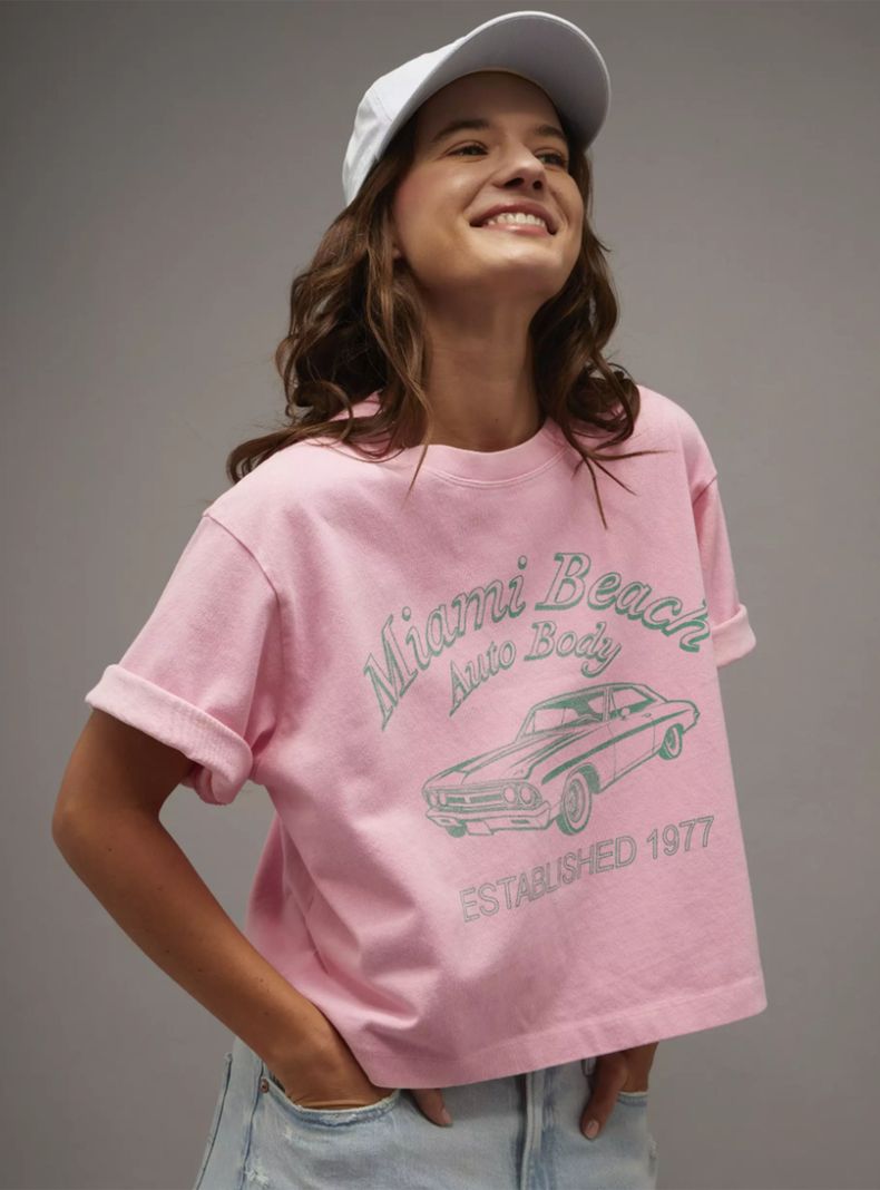 Polera Ae Hey Baby Slub Auto