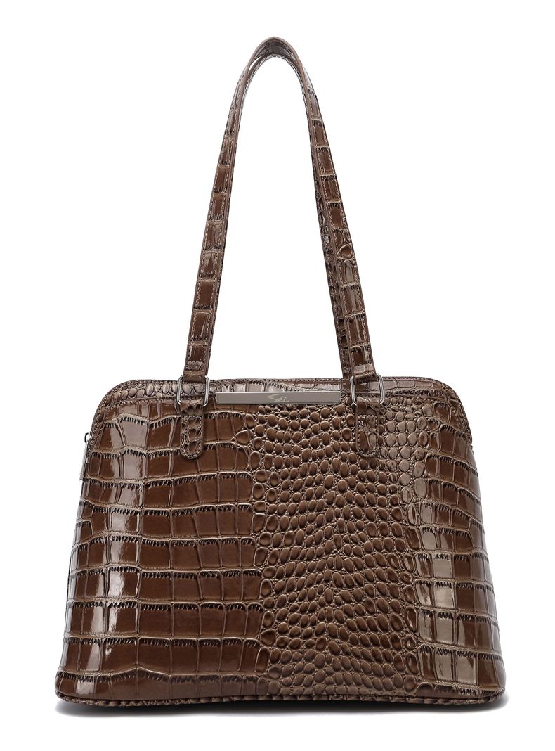 Cartera de Hombro Croco Hydrangea