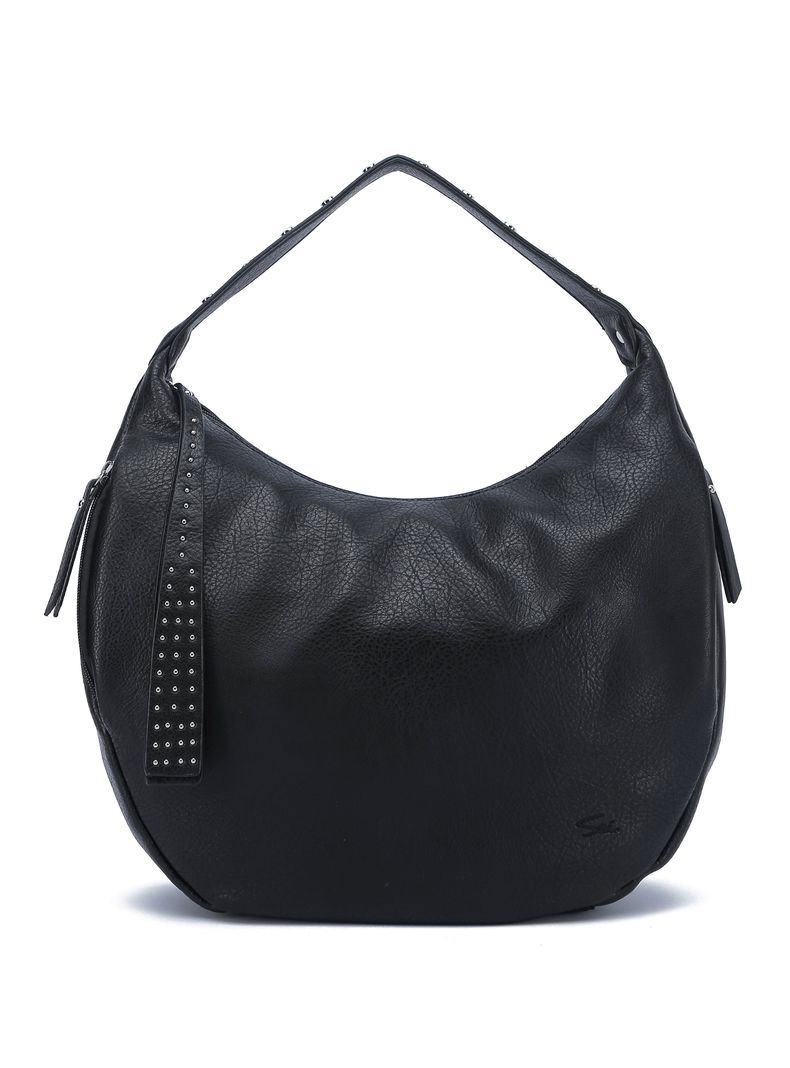 Cartera de Hombro Minimalista Rose Negro