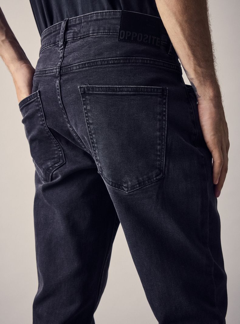 Jeans Básico Sin Lavado-3