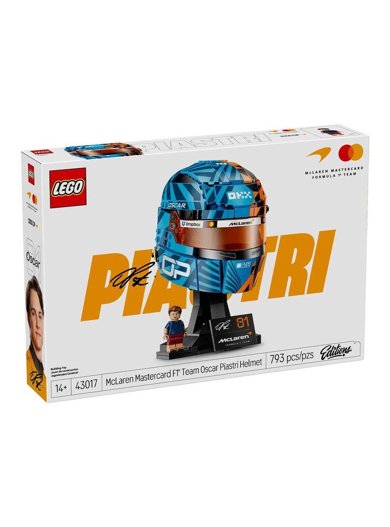 Lego Casco Oscar Piastri Formula 1 F1