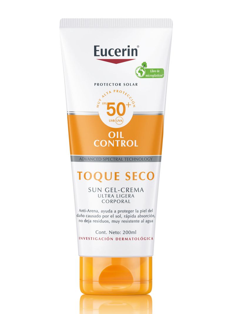 Protector Solar Corporal Oil Control Gel-Crema Toque Seco FPS50 200ml