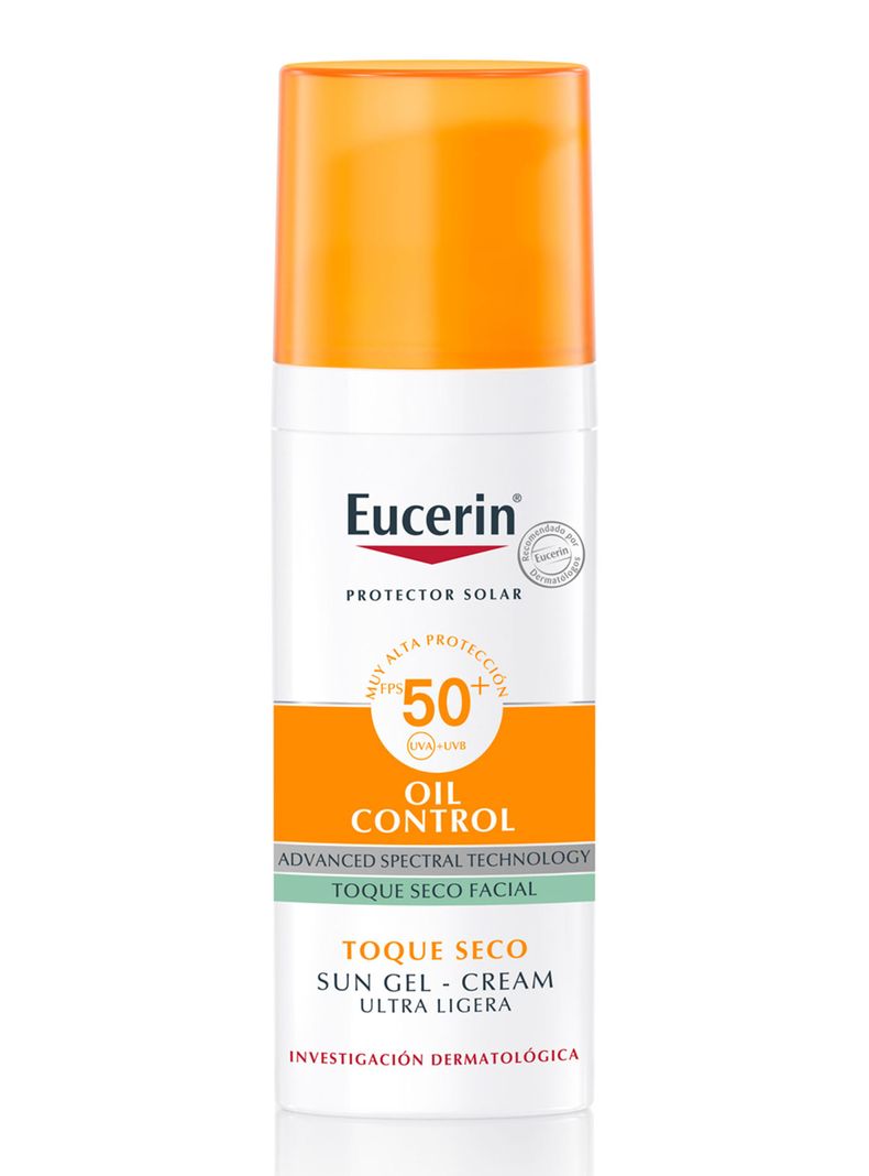 Protector Solar Oil Control Gel Crema Facial FPS50+ 50ml
