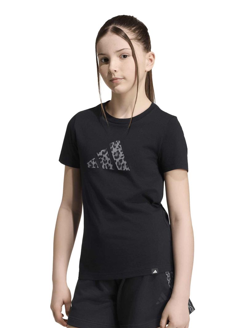 Polera Graphic Estampado Animal Print Niña