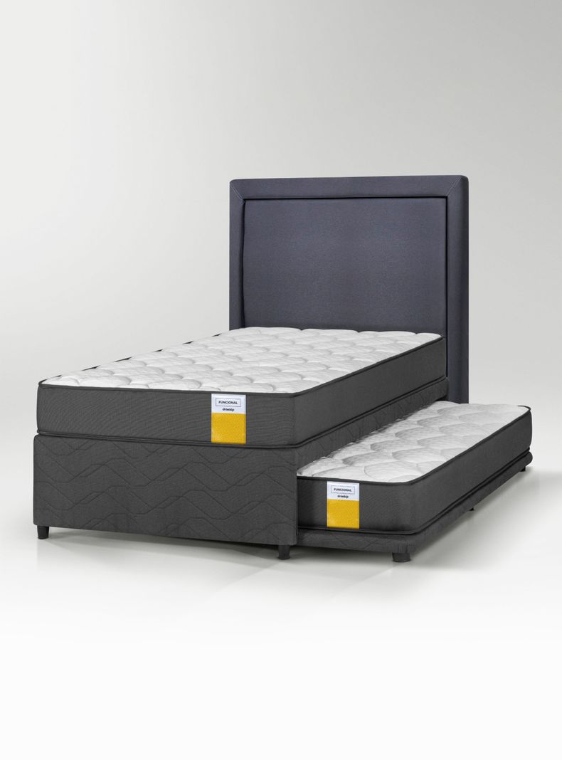 Cama Nido Funcional 1.5 Plazas + Respaldo