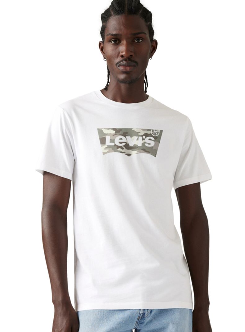 Polera Manga Corta Logo Estampado Frontal