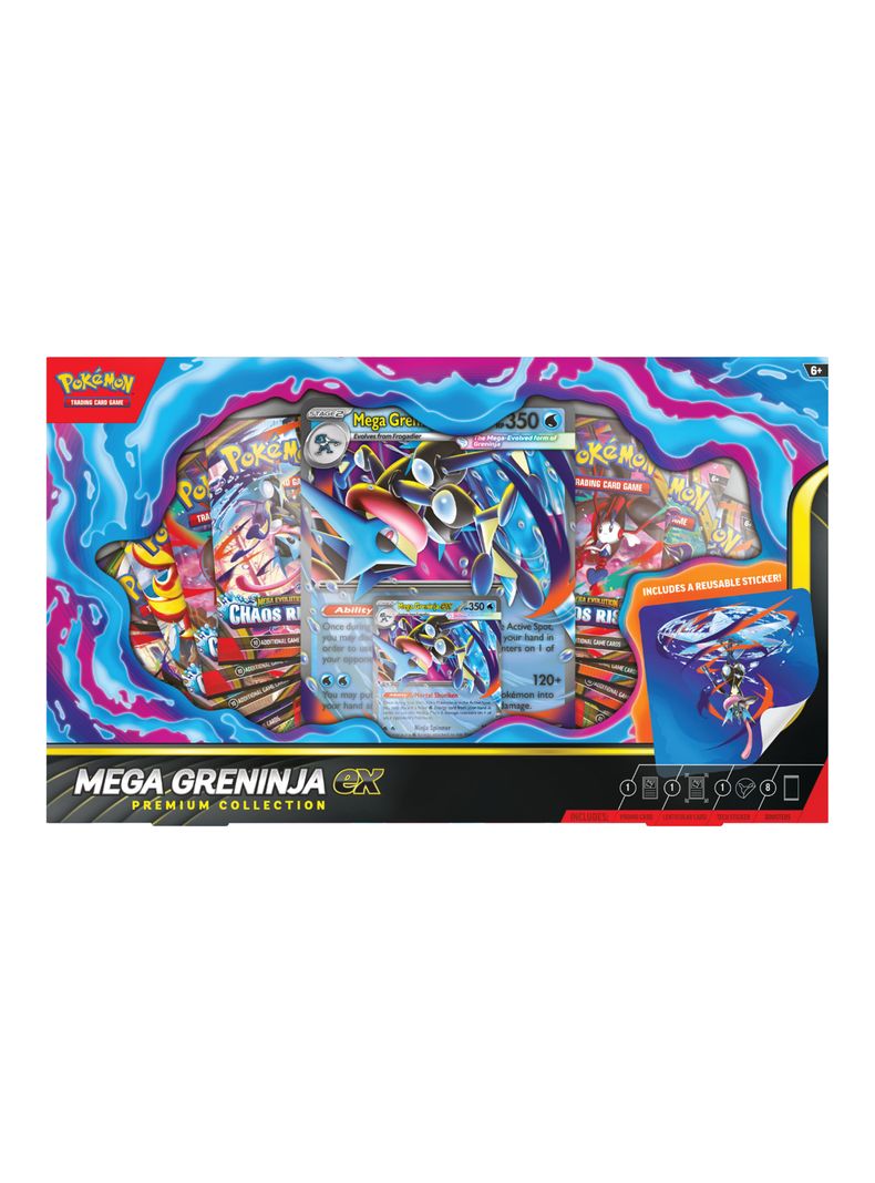 Juego de Cartas Pokémon Mega Greninja Ex Premium English
