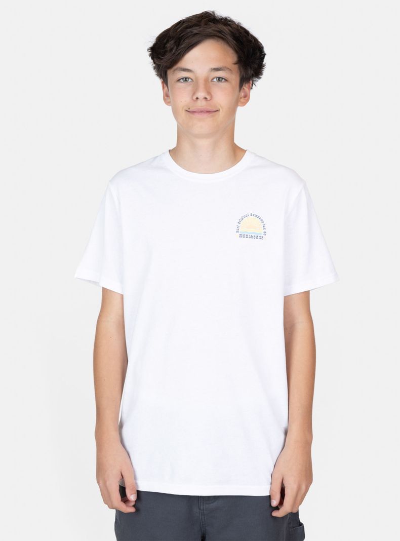 Polera Gráfica Sunset Waves Espalda