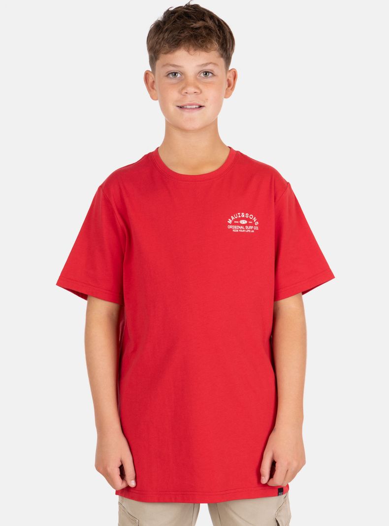 Polera Print Básico Logo Espalda Niño