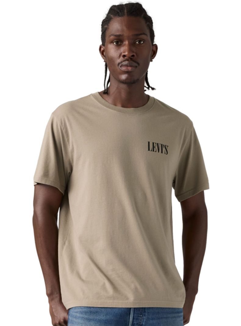 Polera Manga Corta Logo Estampado Frontal