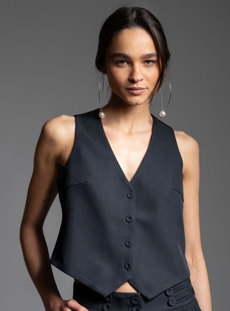Blusa Lana Azul
