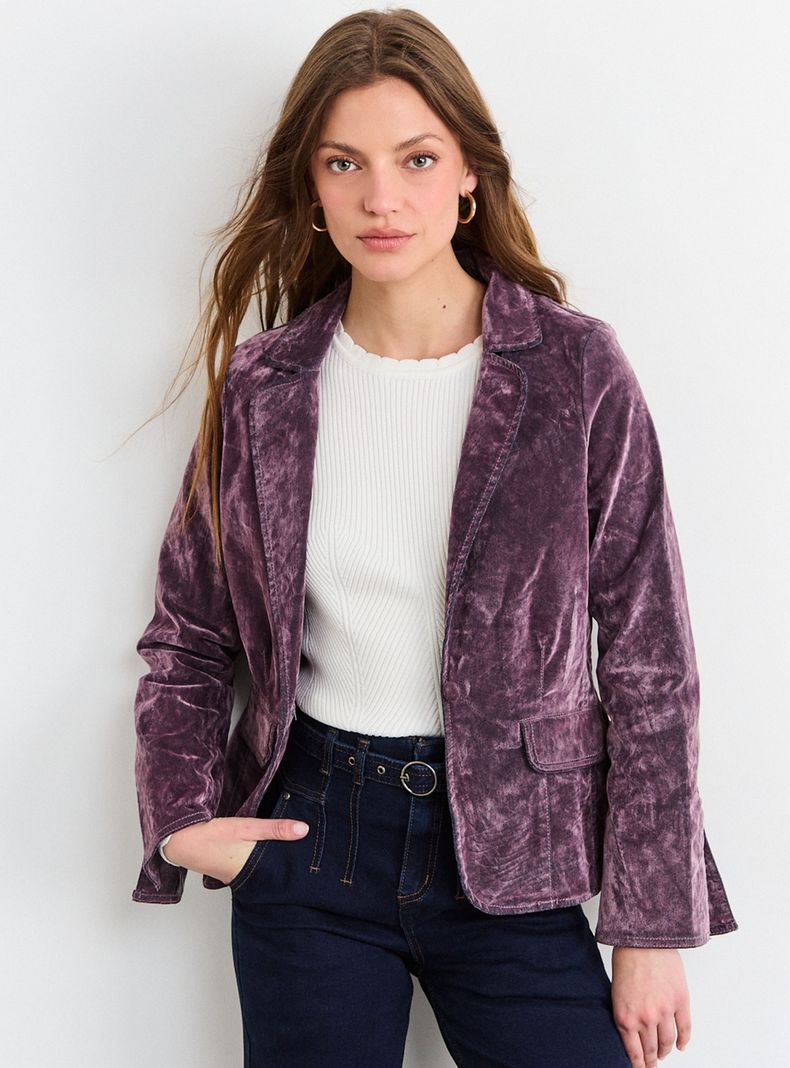 Blazer Mezclilla