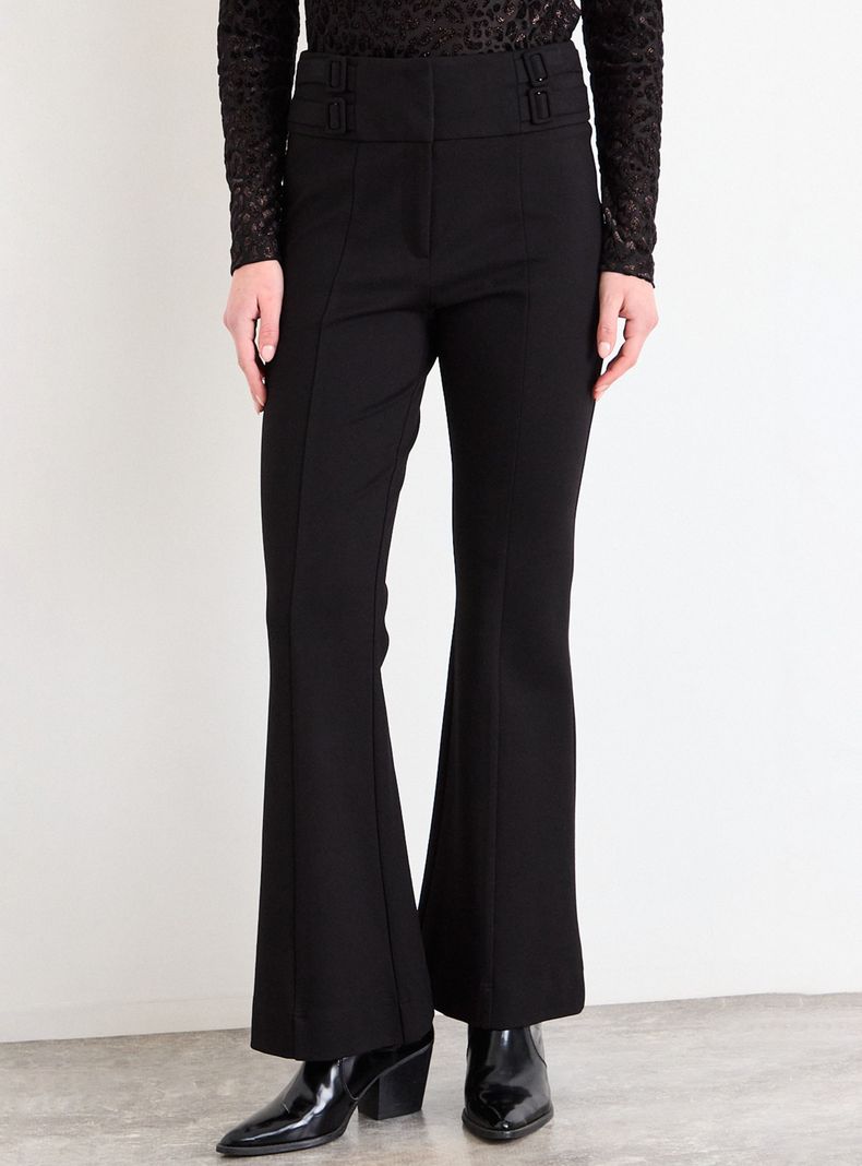 Calza Lisa Flare Fit Medio
