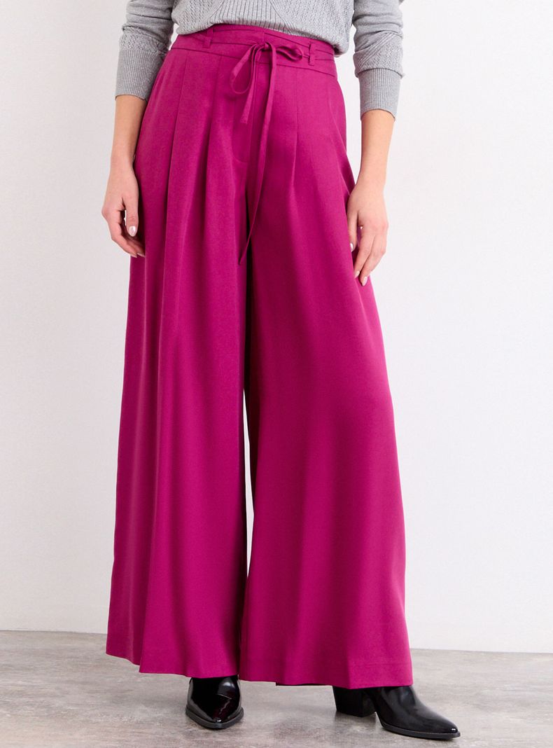 Pantalón Liso con Doble Lazo Ajustable