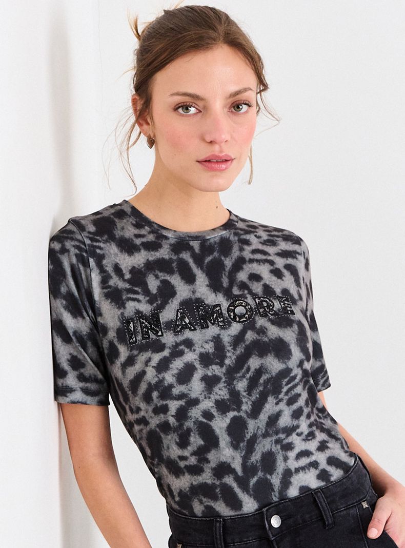Polera Fantasía Cuello Redondo
