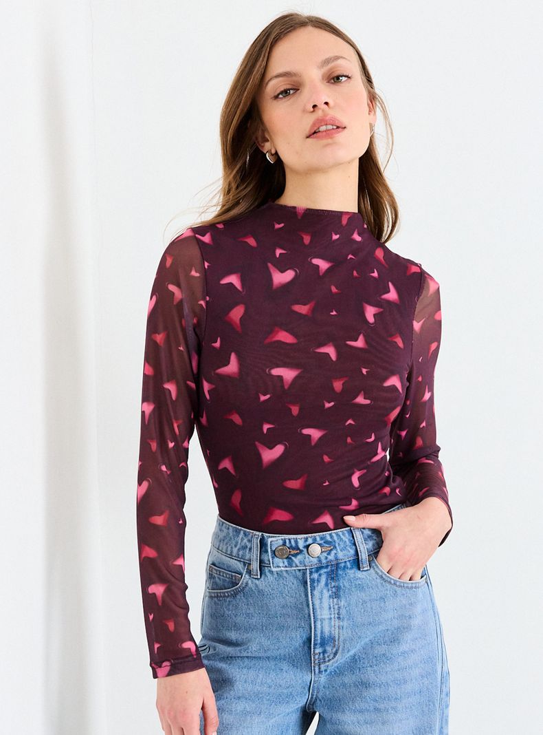 Polera Fantasía Corazones