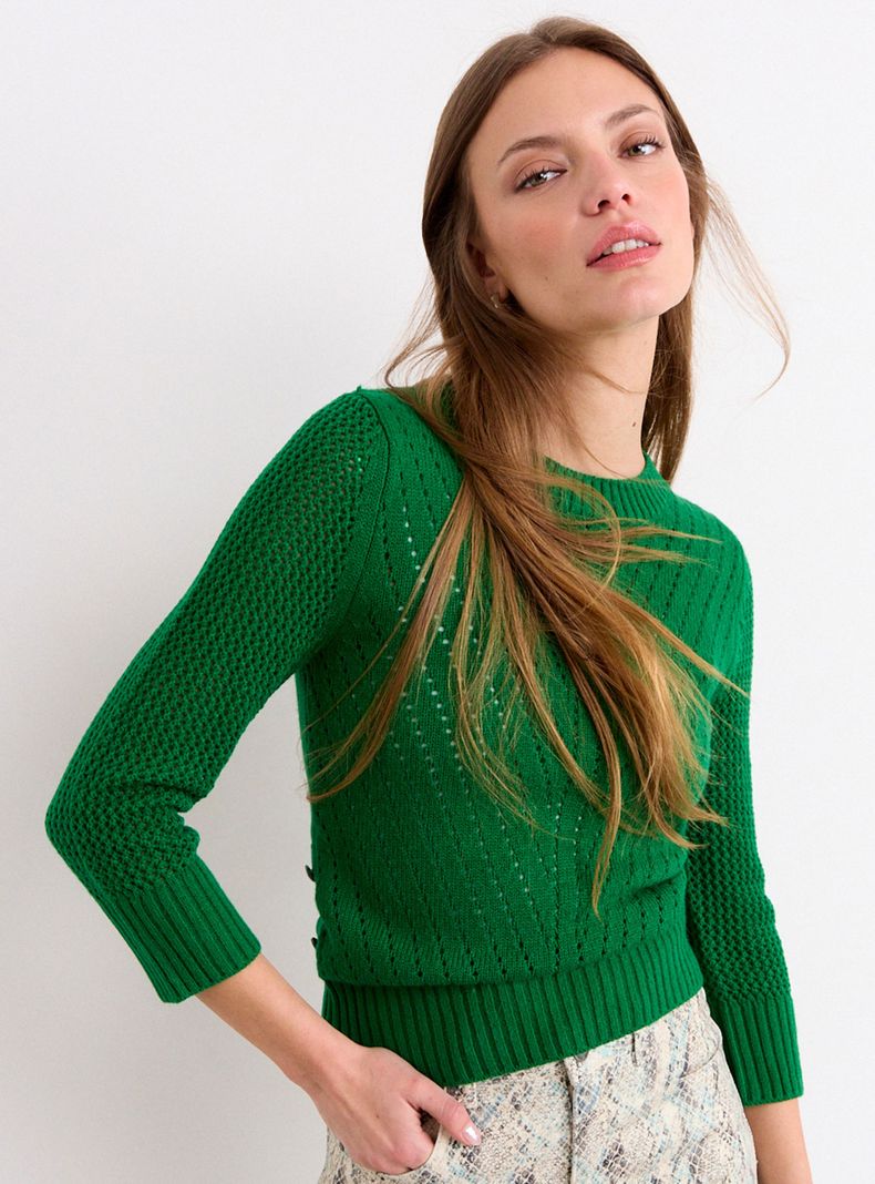 Sweater Liso Regular Poliéster