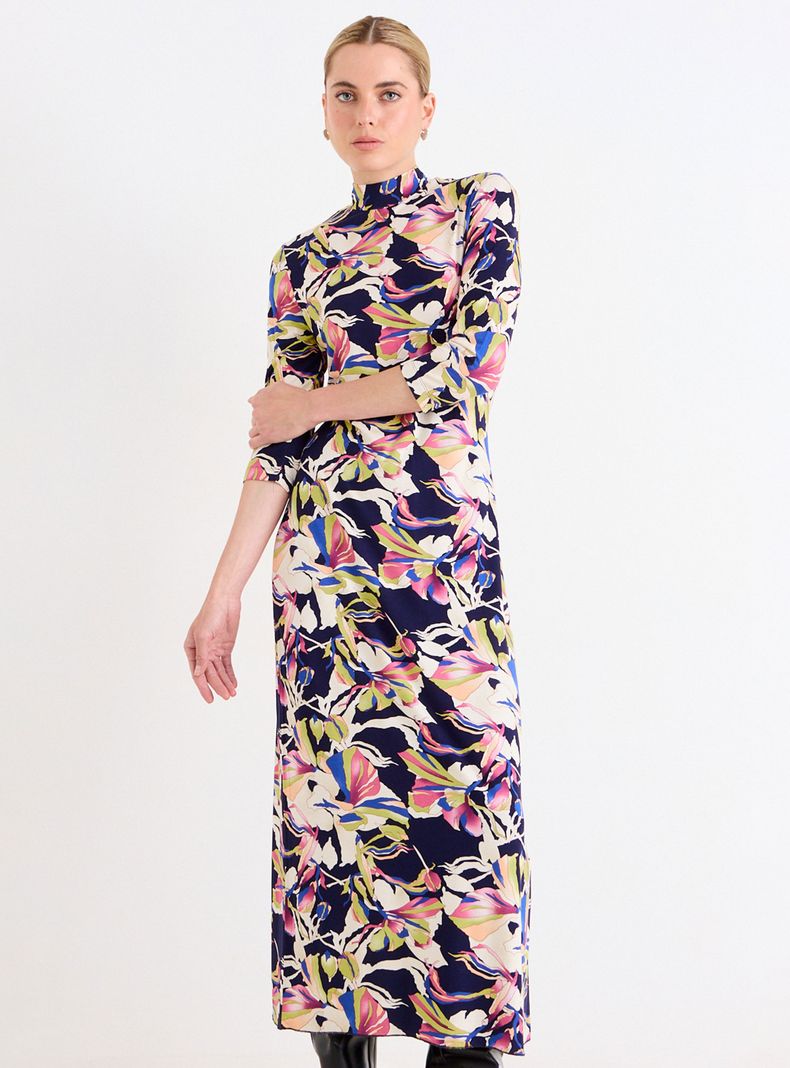 Vestido Estampado Maxi