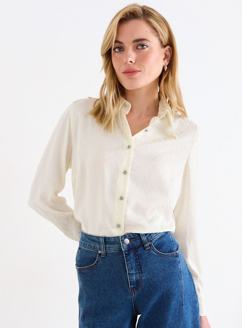 Blusa Camisera Manga Larga