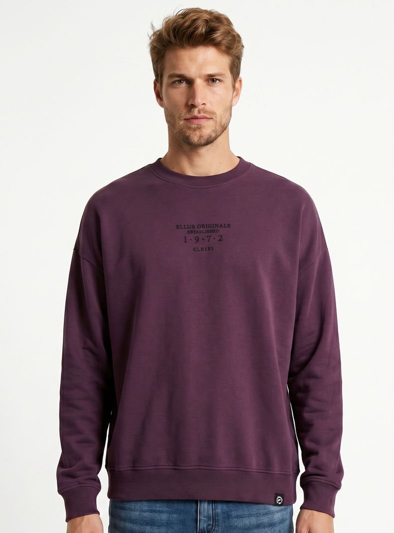 Polerón Redondo Garment Dye
