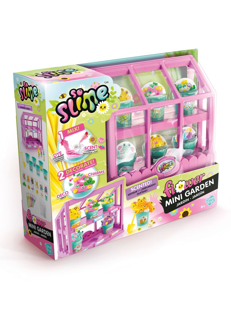 Juego de Creación y Diseño Set Slime Aromático Mini Jardín
