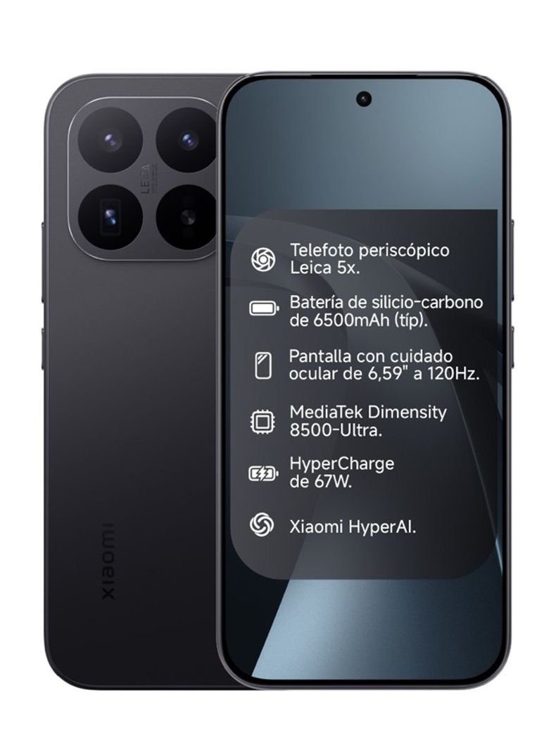 Smartphone 17T 5G 256GB 6.6'' Negro Liberado